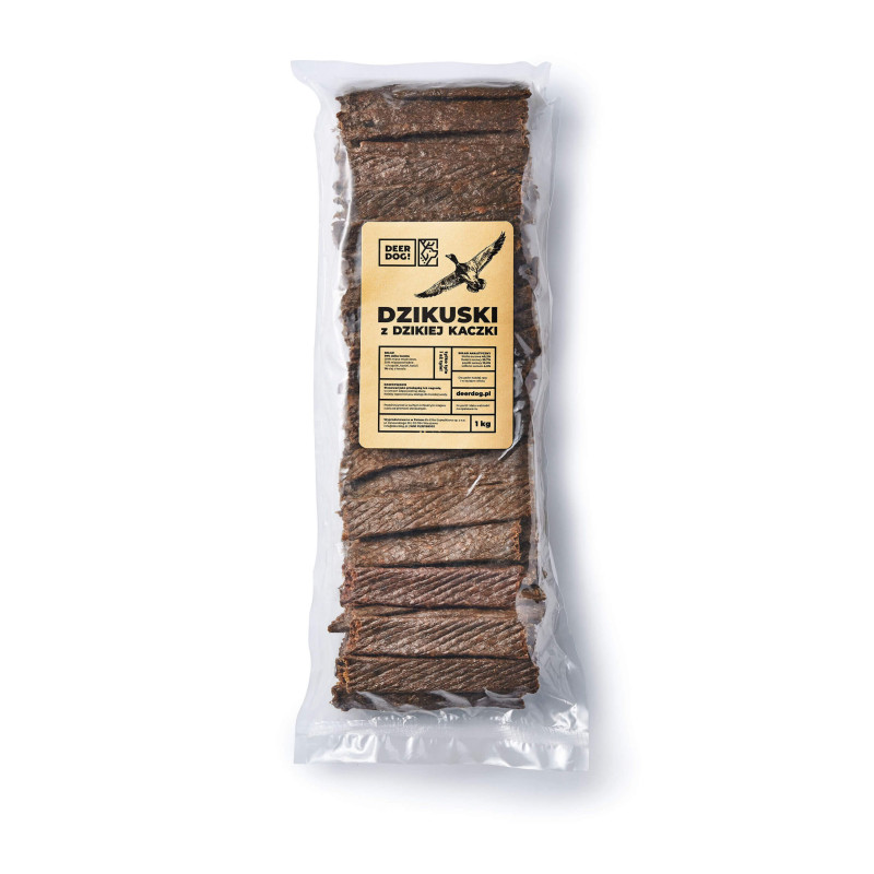 Dzikuski z dzikiej kaczki - przekąska [megapaka - 1 kg]