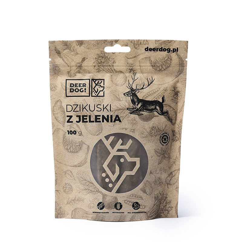 Dzikuski z jelenia - przekąska