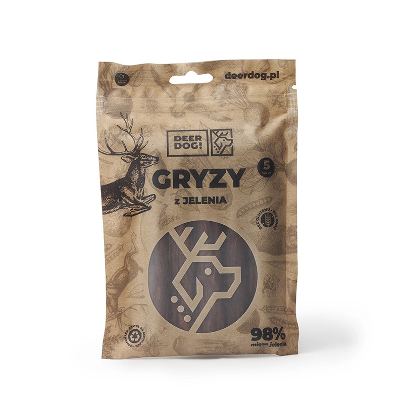 Gryzy z jelenia  [5 szt. w opakowaniu]