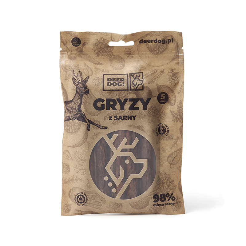 Gryzy z sarny [5 sztuk w opakowaniu]